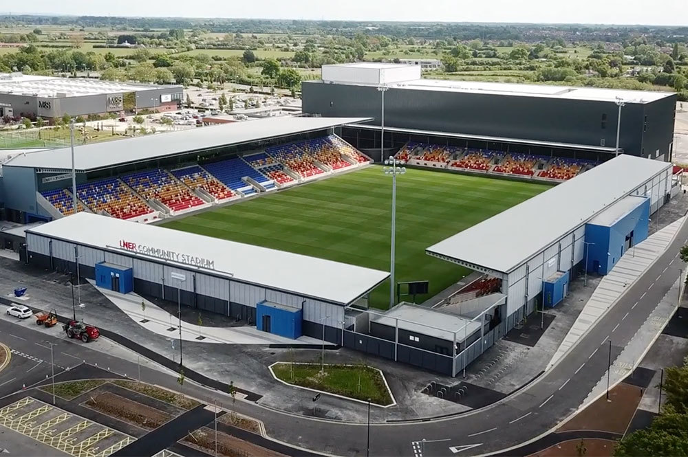 Lner Community Stadium York Aerial Townpix Yt(1)